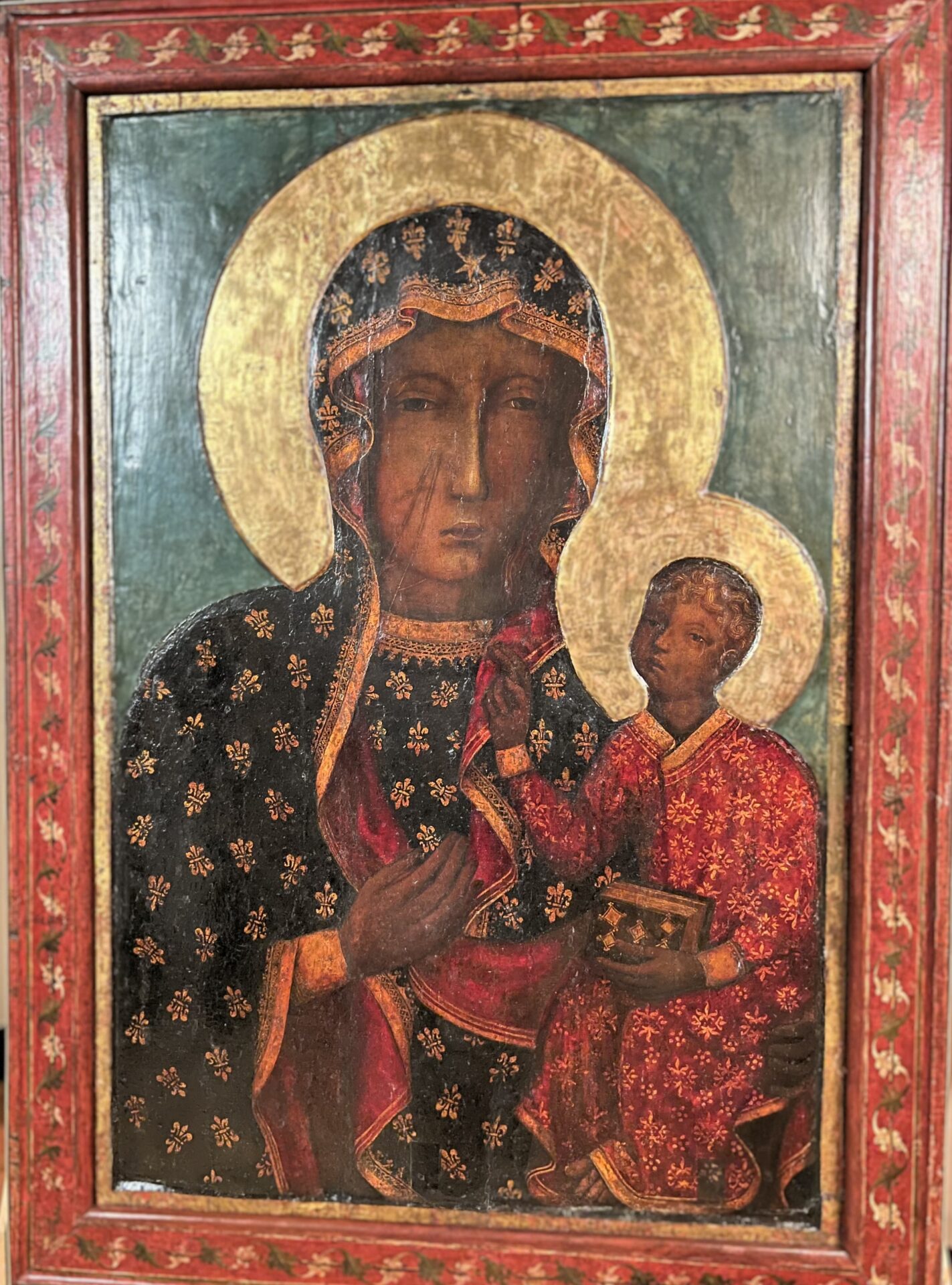 JASNOGÓRSKI OBRAZ MATKI BOŻEJ ZDIAGNOZOWANY – STAN BARDZO DOBRY